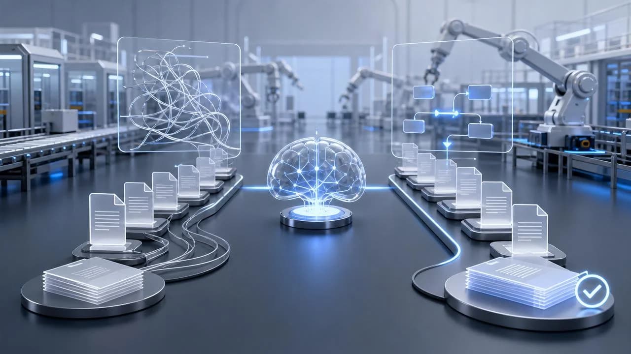 Cнизили расходы на 38% для производственной компании с помощью AI и автоматизации
