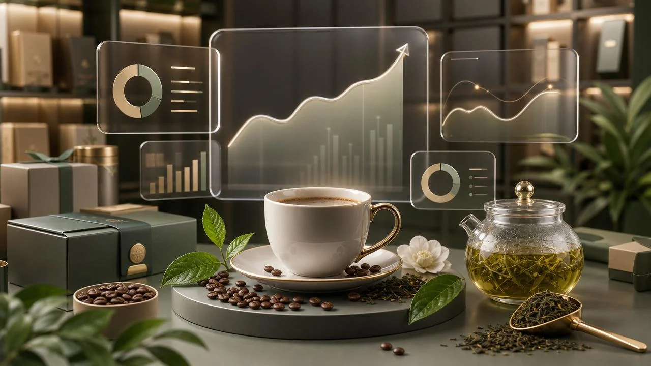Увеличили онлайн-продажи кофе и чая на 142% для розничной сети